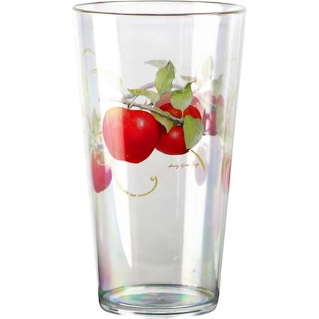 Reston Lloyd Reston Lloyd 95999 Harvest Apple  Acrylic Drinkware  8oz Juice Glass  Set of 6 95999 Set